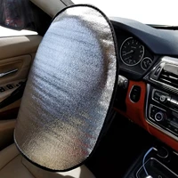 sun protection visor automotive aluminum foil thicken accessories sunshade cover foldable car steering wheel reflective hot