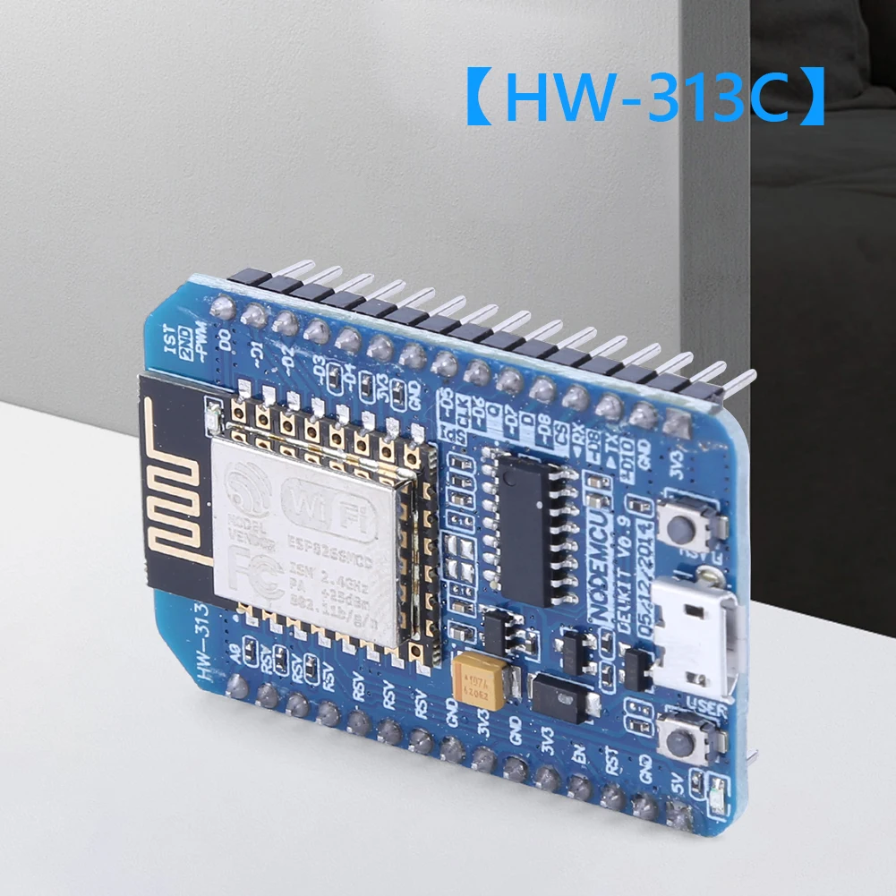 Фото Модуль платы разработки NodeMcu Lua WIFI 32 бит 2,4 ГГц Поддержка интерфейса передачи данных UART/GPO подходит для Arduino №2