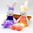 Милый плюшевый кролик с длинными ногами, Детская Успокаивающая кукла для сна, супер мягкая плюшевая детская игрушка, Милая юбка, кролик, мягкие игрушки для новорожденных