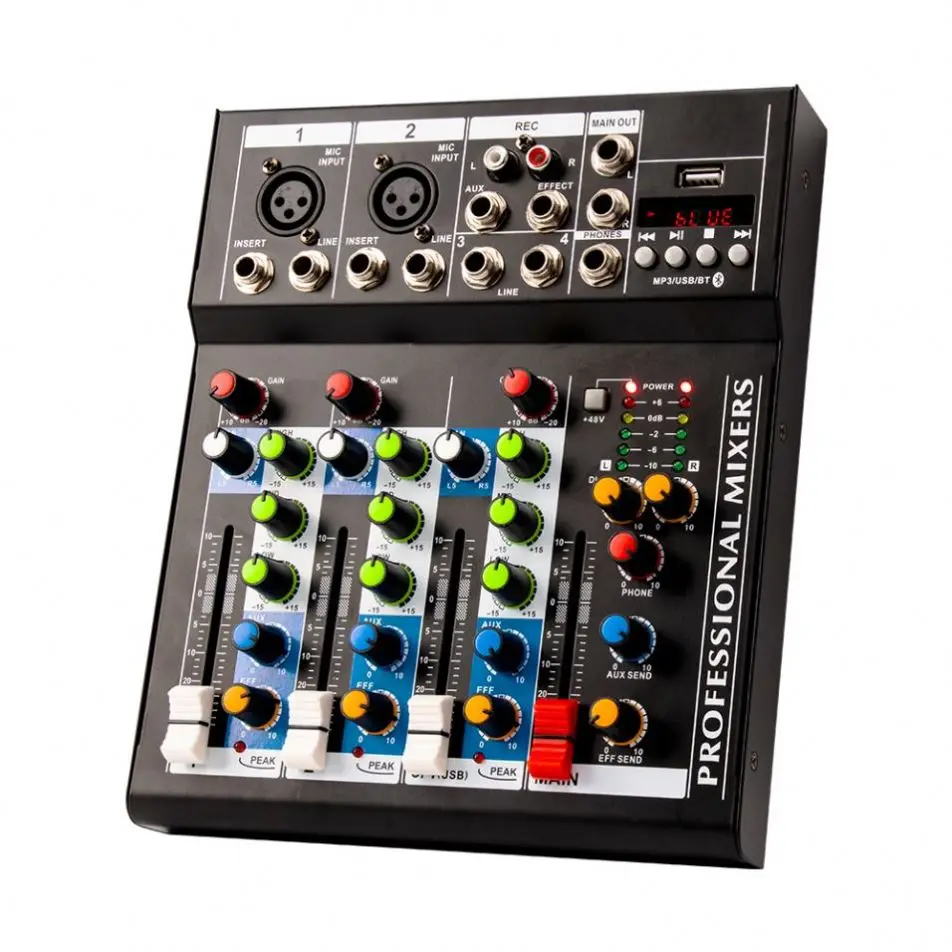 

Chnlan Public Address System Mini Blue Tooth Audio Mixer Amplifier