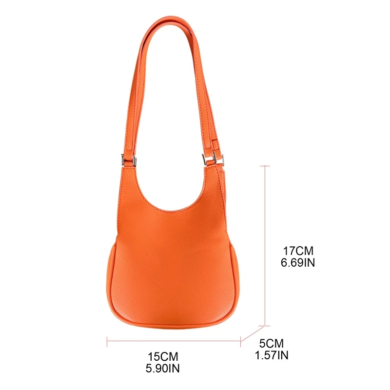 Shoulder Bag for Phone Card Small Handbag PU Leather Hand Carry Female Teens Trendy Sling Girlfriend