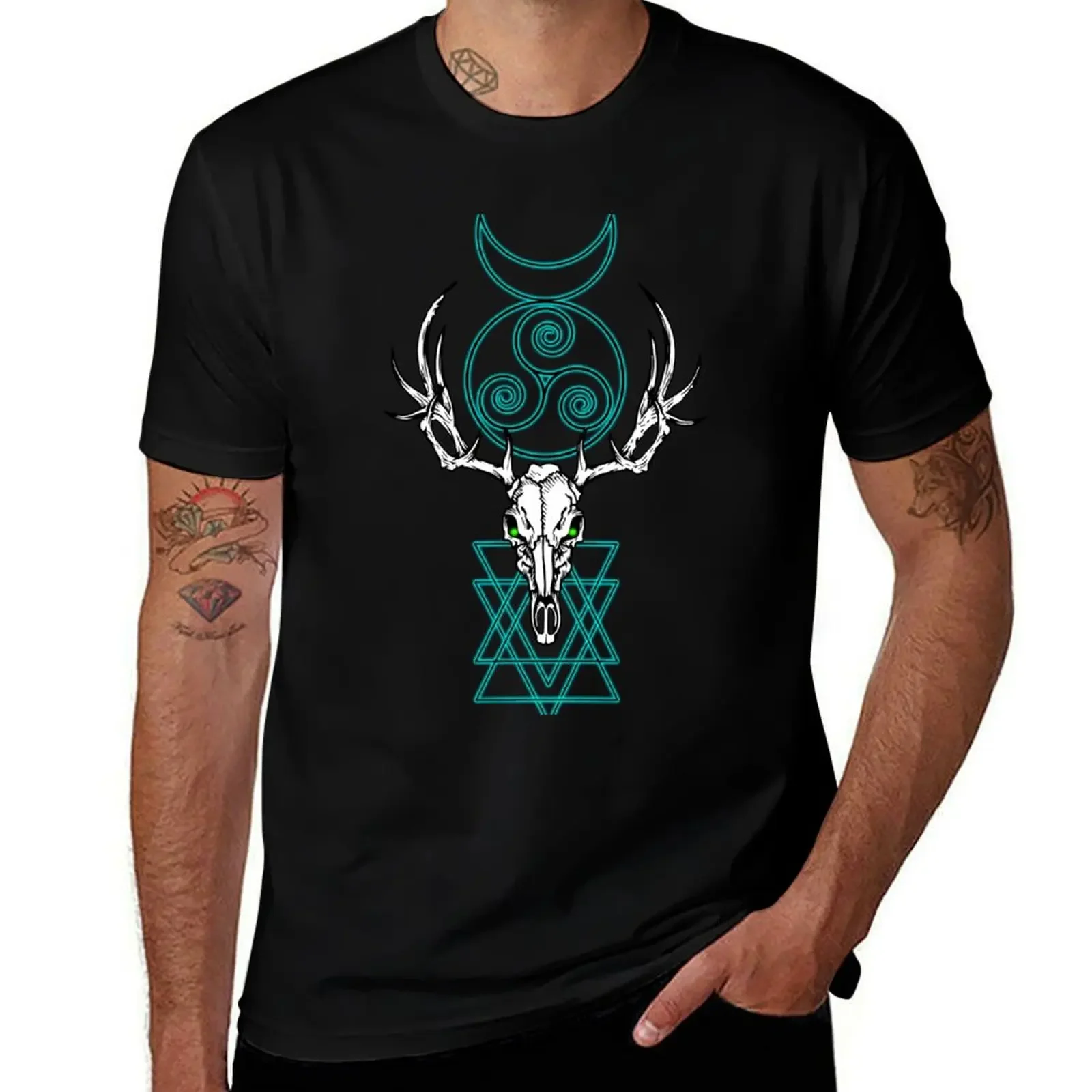 Футболка Horned God (Cernnunos) Мужская футболка Футболки мужские футболки с аниме мужская