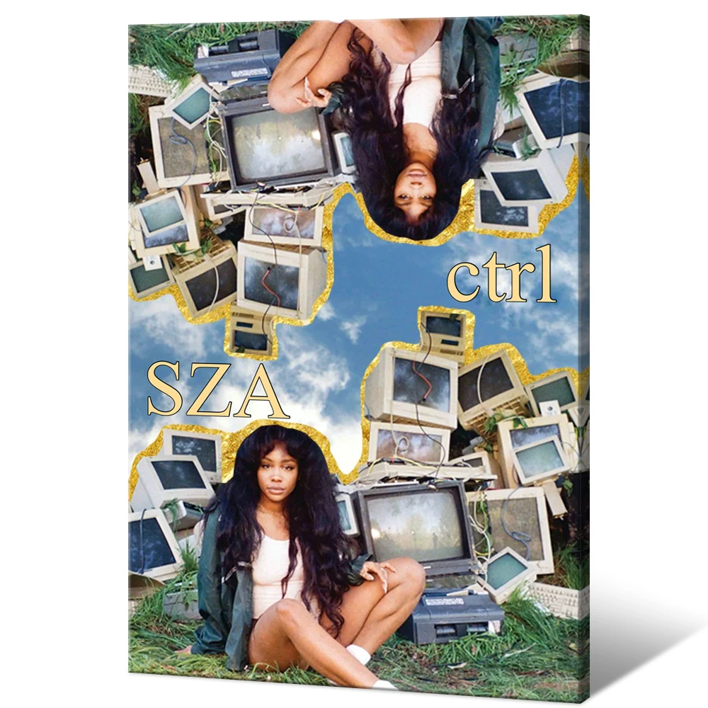 

SZA Poster Home Decor Singer Album Wall Art Hanging Picture Print Bedroom Decorative Painting Posters Room Aesthetic