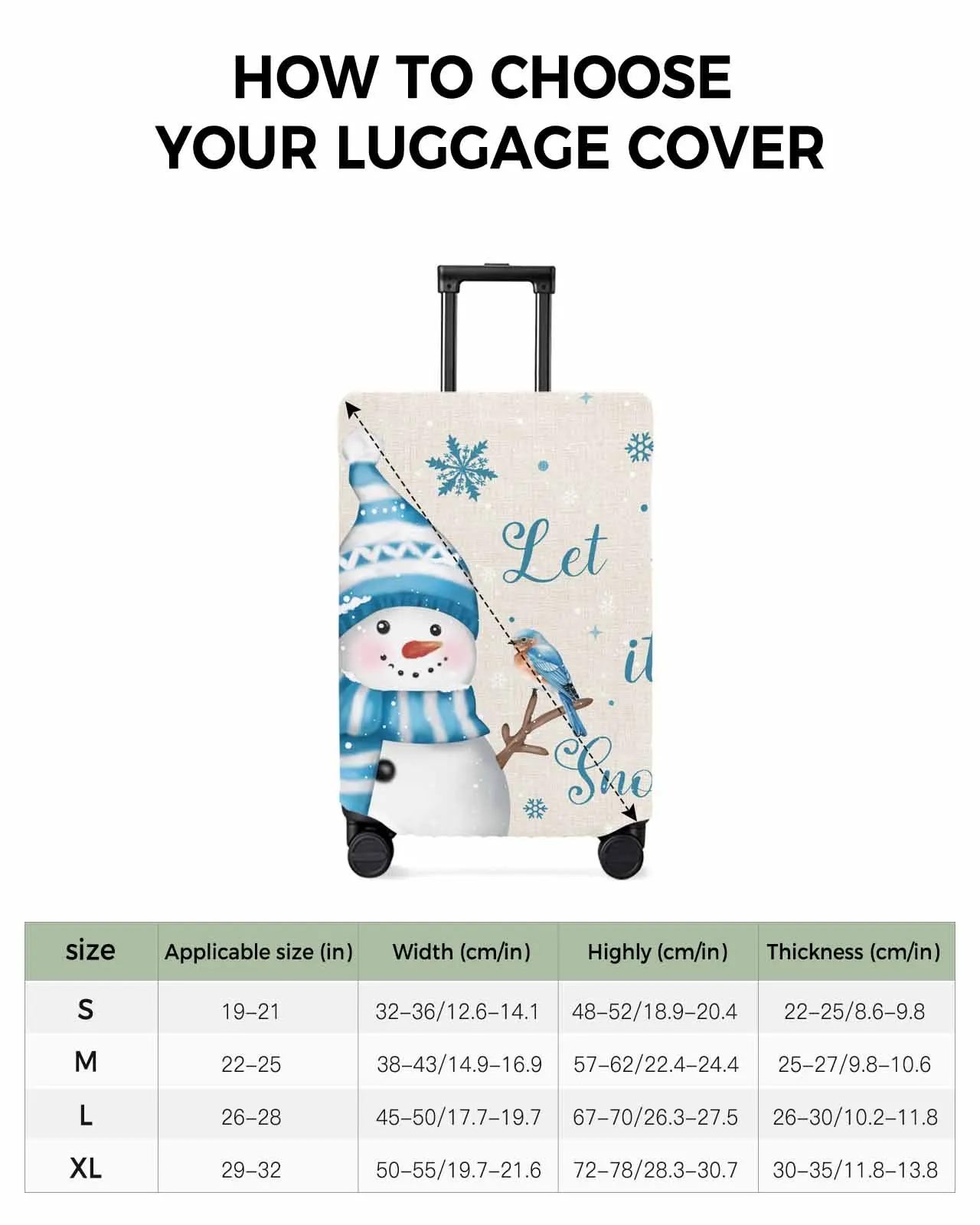 Рождественский зимний защитный чехол для моккинга аксессуары путешествий