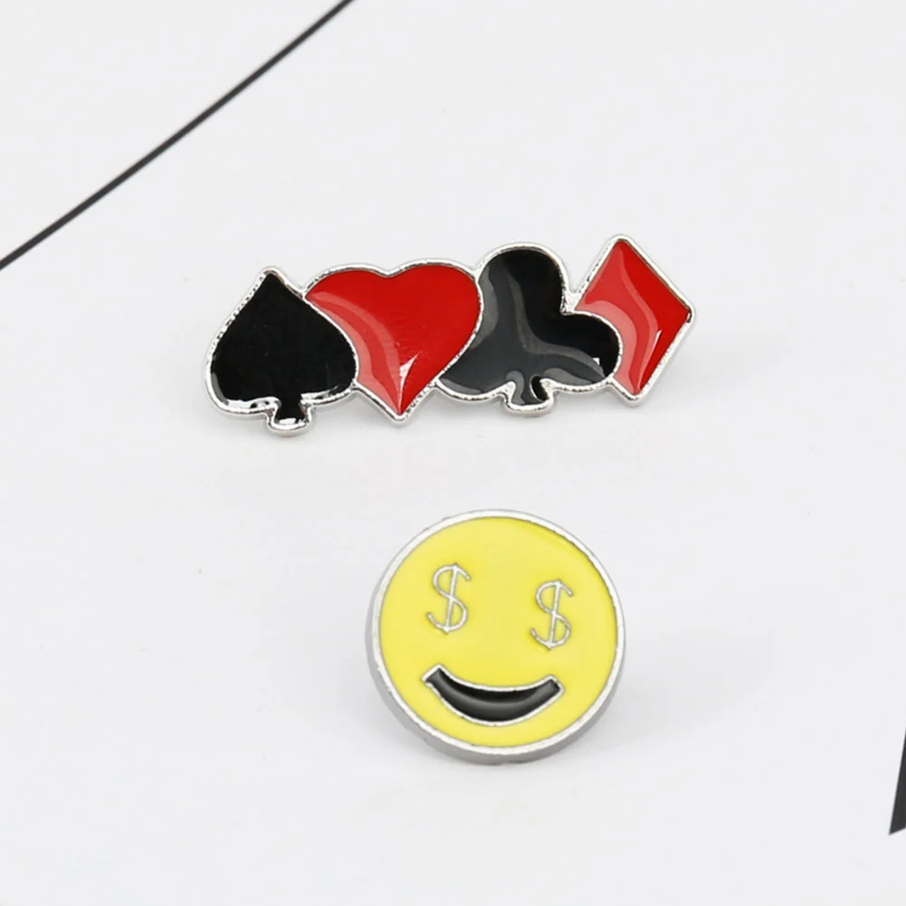 

4Pcs Fashion Alloy Brooch Adorable Girl Brooch Jewelry Clothes Accessory for Girls (Colorful)