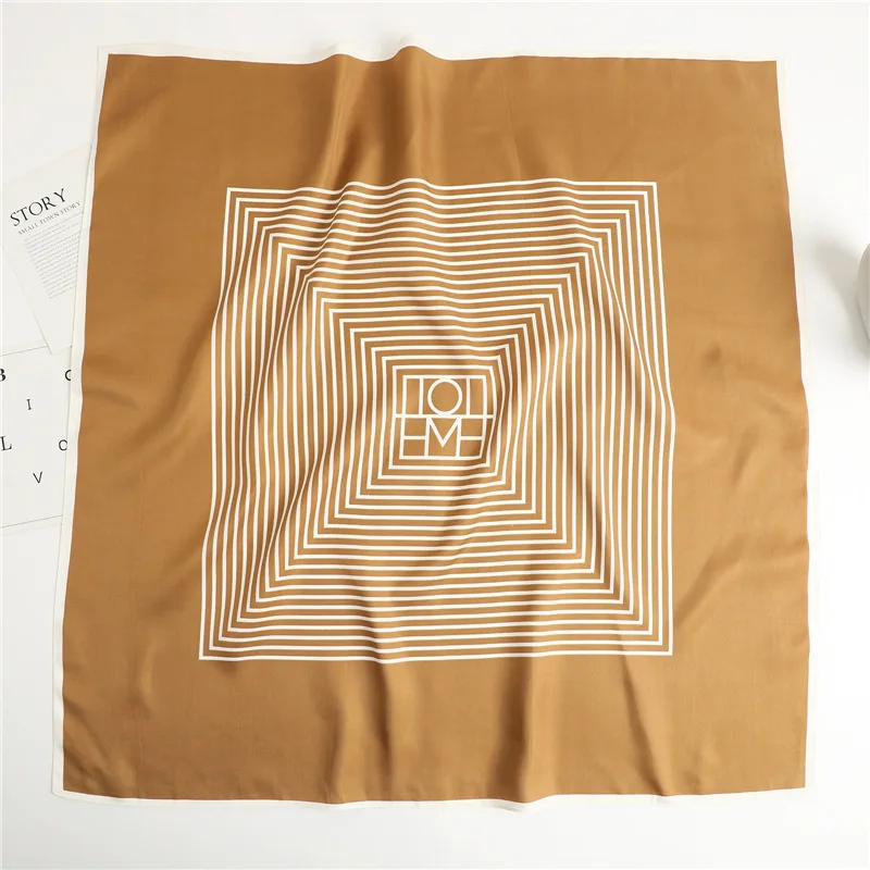 Роскошный дизайнерский квадратный шарф с принтом Love Tree Женский твиловый