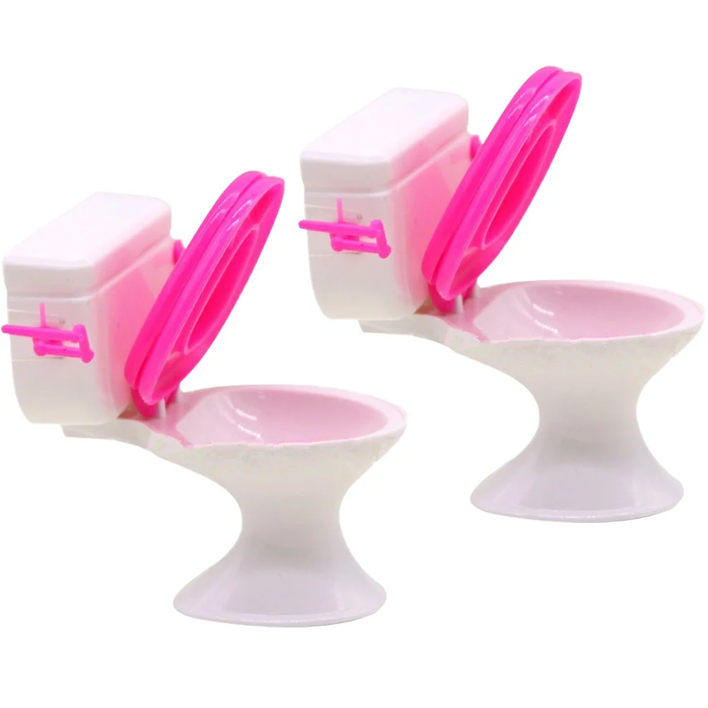 

2 шт., детские пластиковые мини-сиденья для кукольного домика