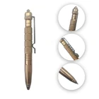 Тактическая ручка для самообороны, многофункциональная авиационная алюминиевая ручка для самообороны, противоскользящая портативная ручка