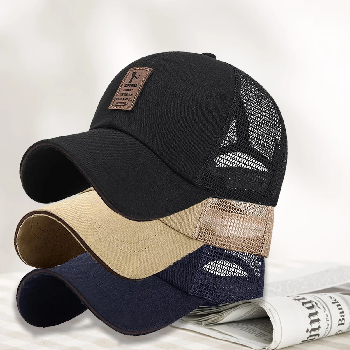 Сетчатая быстросохнущая бейсболка, цвет в ассортименте | AliExpress