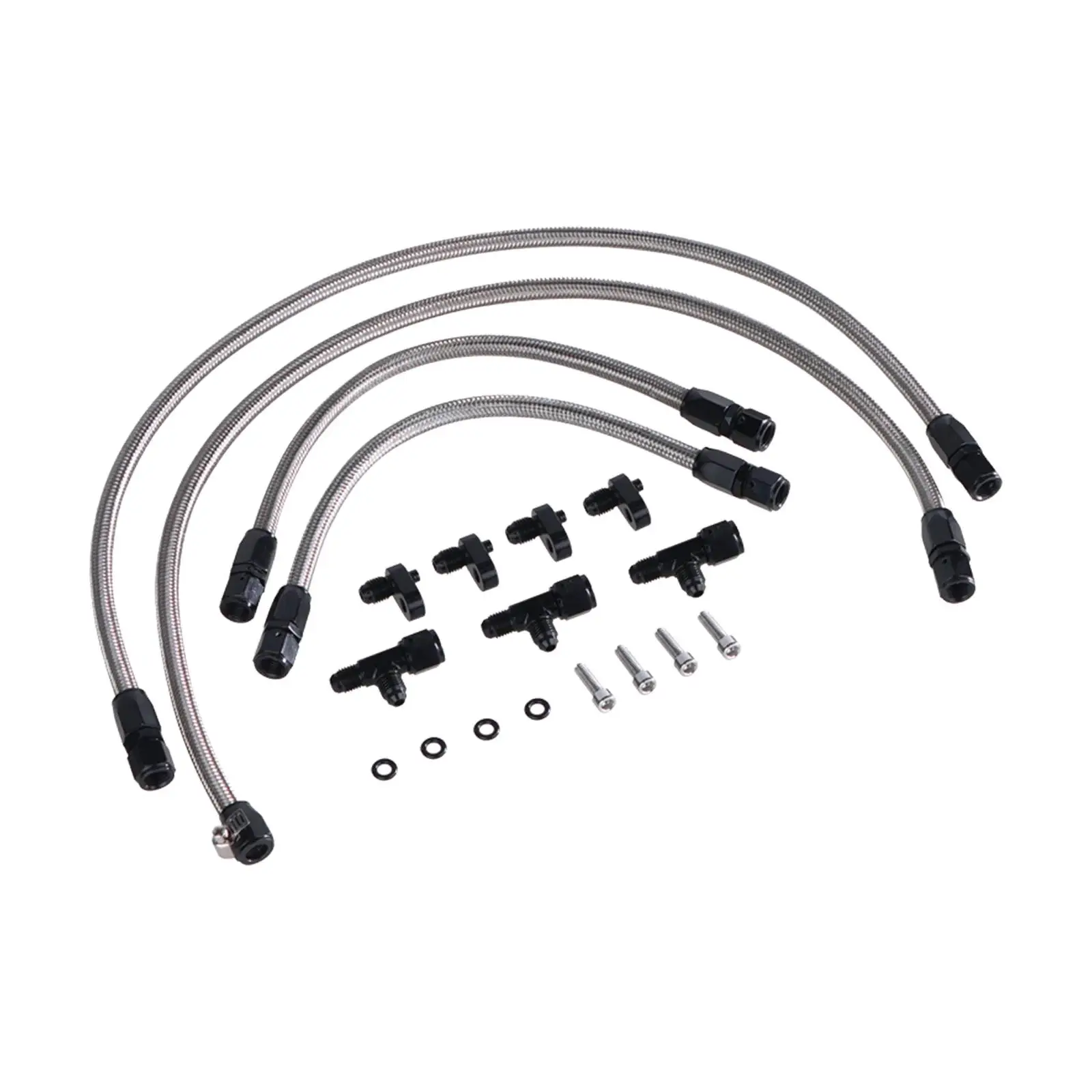 

Engine Steam Hoses 4AN Complete Coolant Crossover Steam Vent Hose Kit for LS LS1 LS2 LS6 LM7 Replacement