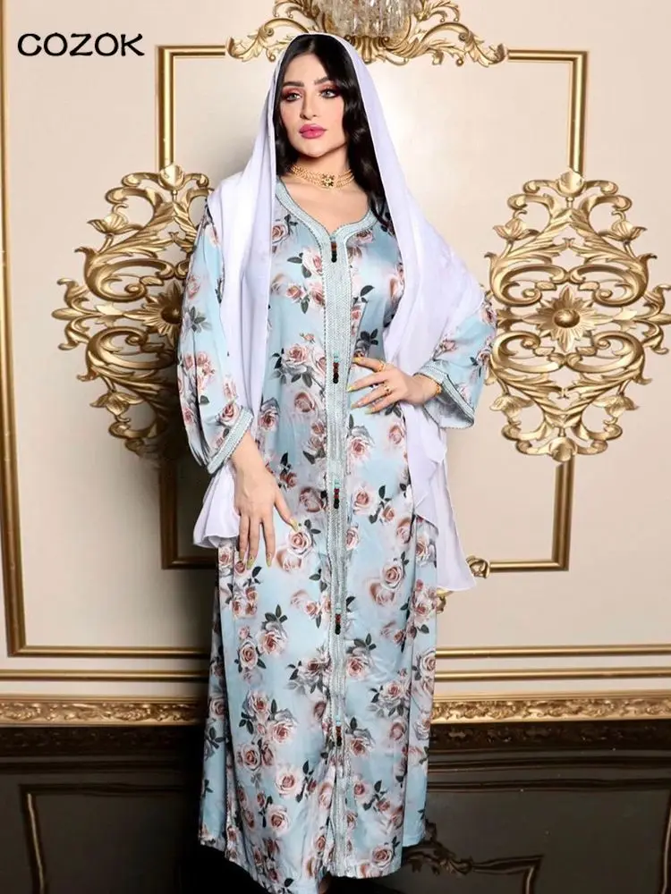

Abaya Dubai Turkey Islam Arabic Muslim Long Dress Ramadan Eid Mubarak Robe Longue Femme Musulmane Abayas For Women Vestido Longo