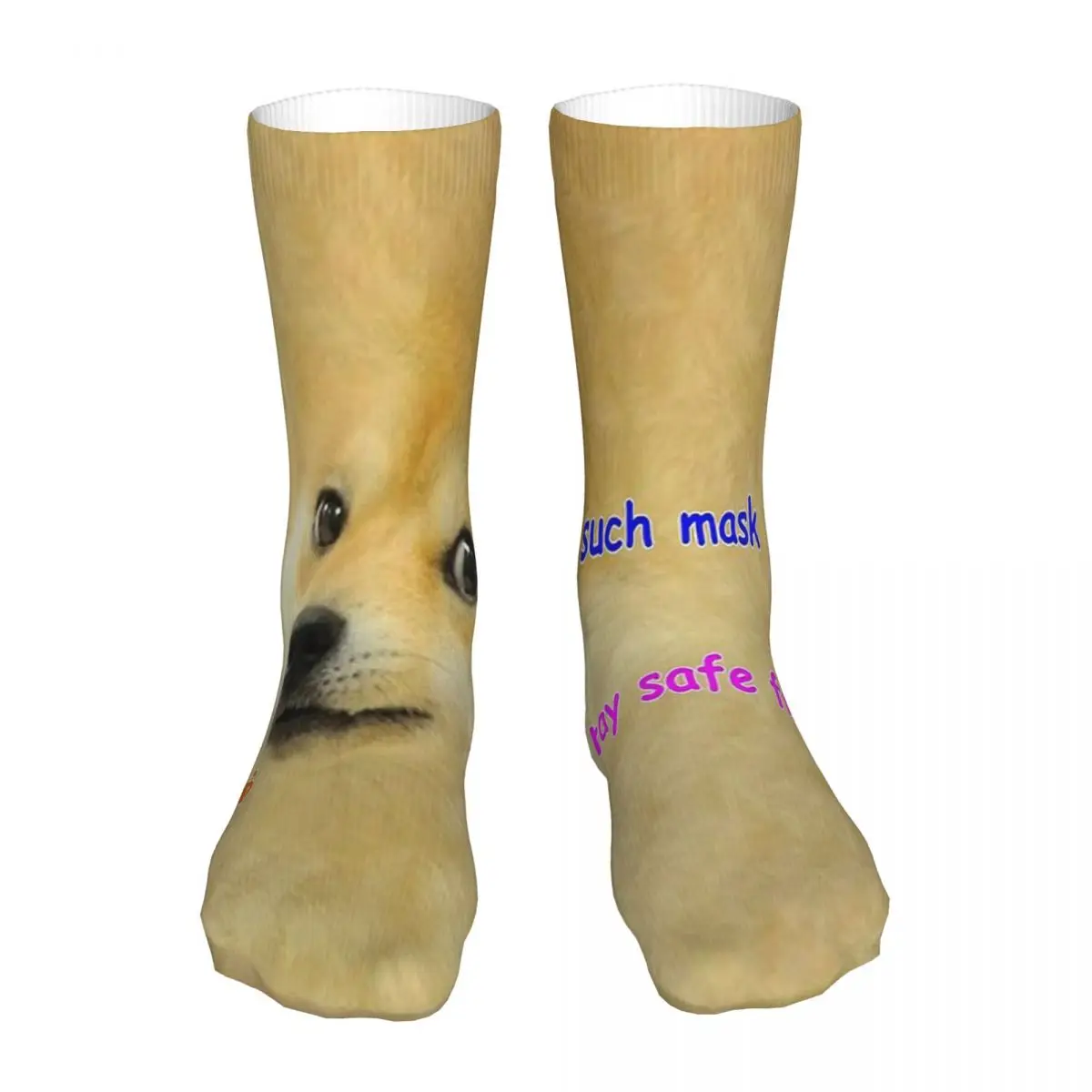 

Doge Wow Such Sock Socks Men Women Polyester Stockings Customizable Design