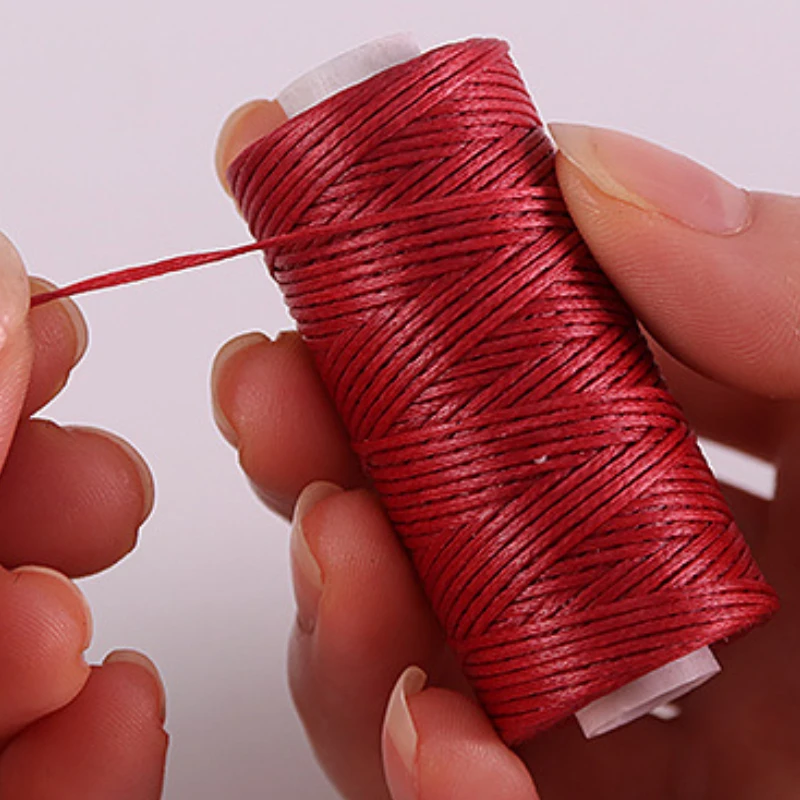 1 шт. 150D плоская вощеная нить диаметр 0 8 мм специальная для кожи сделай сам прочная