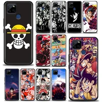 phone case for oppo a3s a5s a9 a15 a31 a63 a54 a52 find x2 reno 3 4 5 6 pro 5g silicone back cover luffy one piece anime