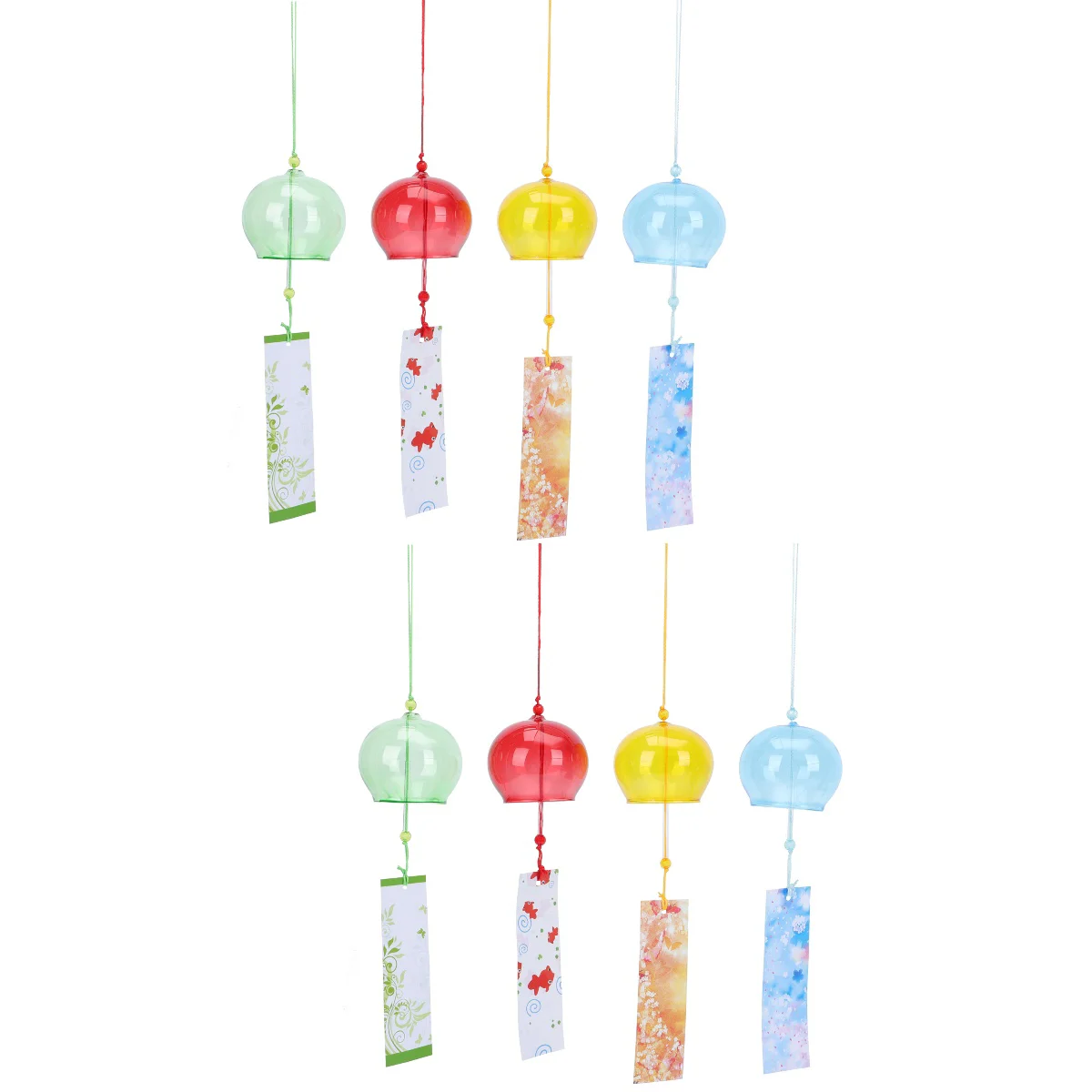 

Wind Chime Japanese Chimes Bells Hanging Garden Traditional Memorial Asianglass Summer Sympathy Shui Feng Japan Indoor Bell