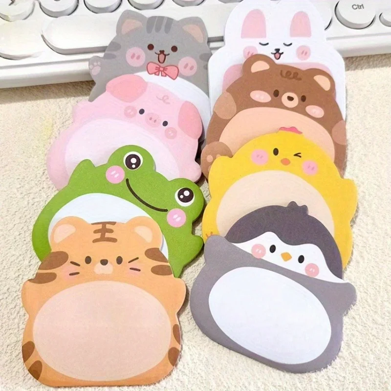 

Блокноты с мультяшными животными, набор из 8 штук