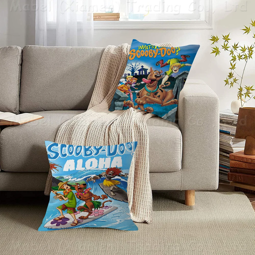S-Scooby D-Doo персонализированный чехол для подушки детская спальня дикий декор
