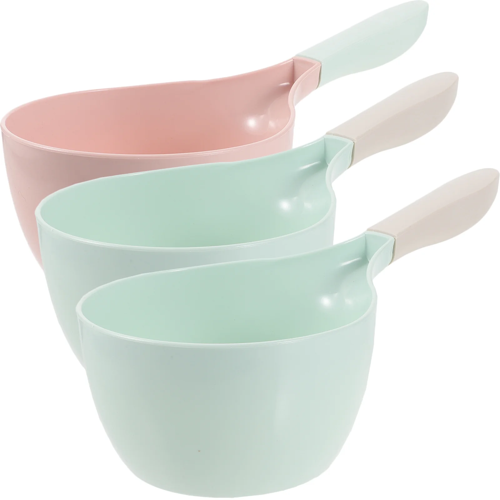 

3Pcs Kitchen Water Scoop Reusable Water Ladle Flowers Watering Ladle Thick Bathing Spoon