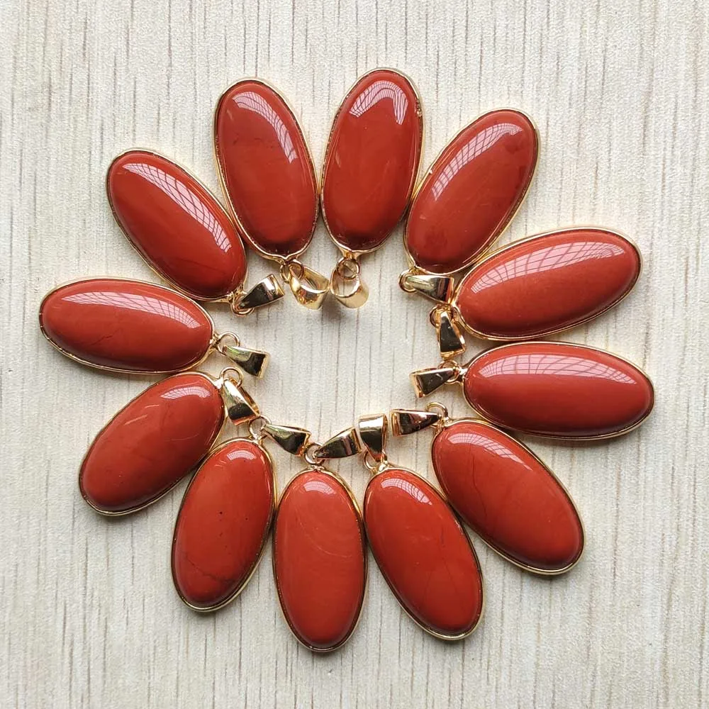 12 шт./партия подвески из яшмы