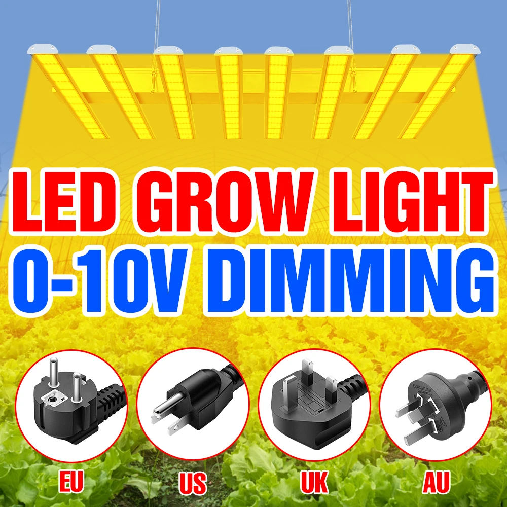 Full Spectrum LED Grow Light Greenhouse Phytolamp For Plant Cultivation Lamp Indoor Seedlings Flower Seeds Hydroponic Grow Light