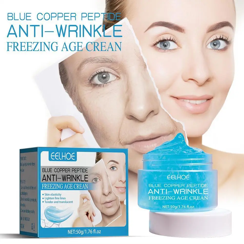 

Синяя медь пептид против морщин замораживание возрастной крем выцветание кожи Омолаживающий крем против морщин тонкие линии против морщин увлажняющий F5M1