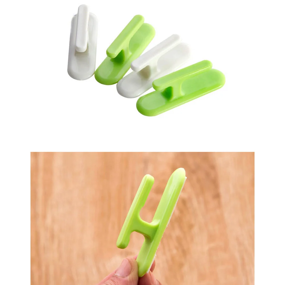 

6 Pcs Back Door Curtains Coat Rack Hooks Hat Hangers Wall Clothes Shower Towel Hook Wall Curtain Holdback Storage