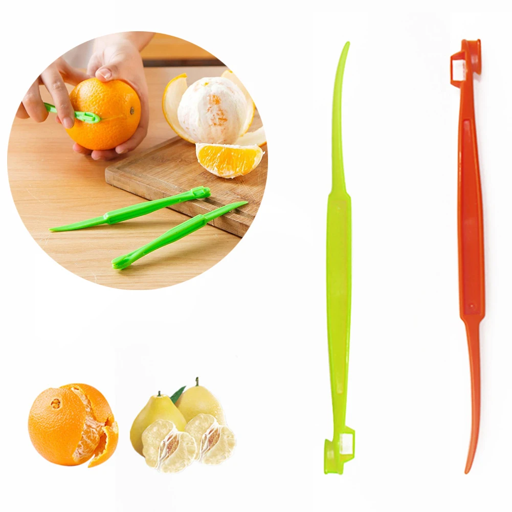 

Orange Peeler Tools Plastic Orange Peeler Citrus Remover Lemon Citrus Peel Cutter Vegetable Slicer Fruit Tools Kitchen Gadgets