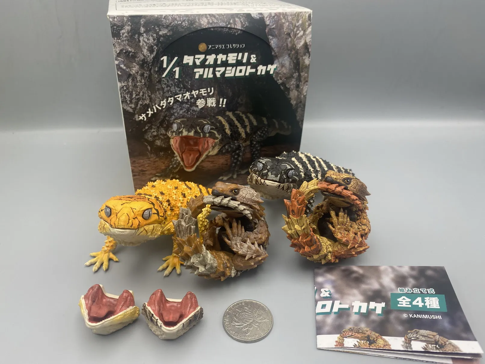 Подлинная модель BANDAI, призрак Eublepharis, пятно пятен, анимационная статическая модель