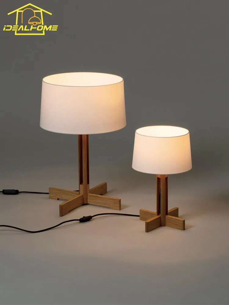 Японский дизайнерский напольный светильник Wabi-sabi из цельной древесины искусство