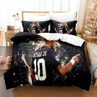 football star bedding set duvet cover set 3d bedding digital printing bed linen queen size bedding set fashion design