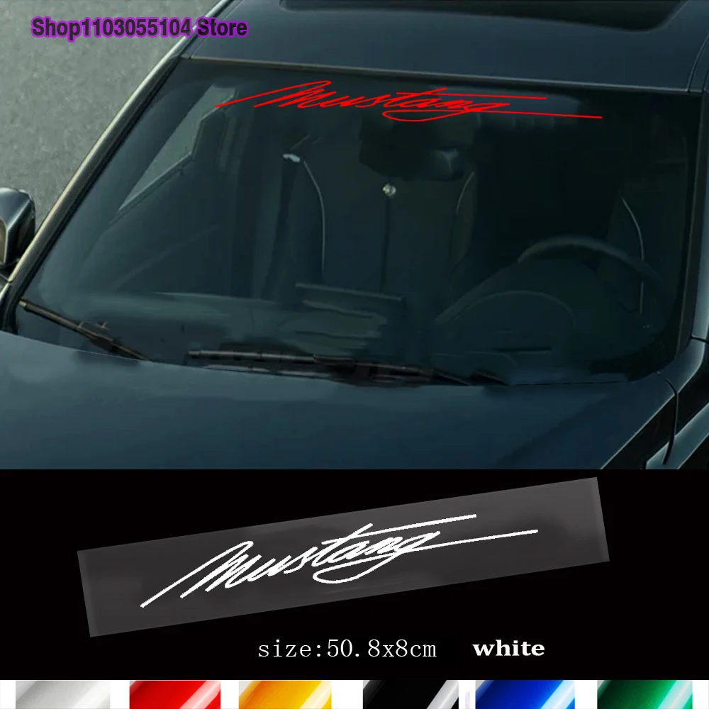 

Автомобильная наклейка на переднее и заднее стекло для Ford Mustang