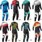 2022 комплект велосипедов-кроссовок THOR mx NULL, Джерси и хосен MX, грязеотталкивающий велосипед, комбинированный комплект для горных внедорожников, гоночных мотоциклов anzug