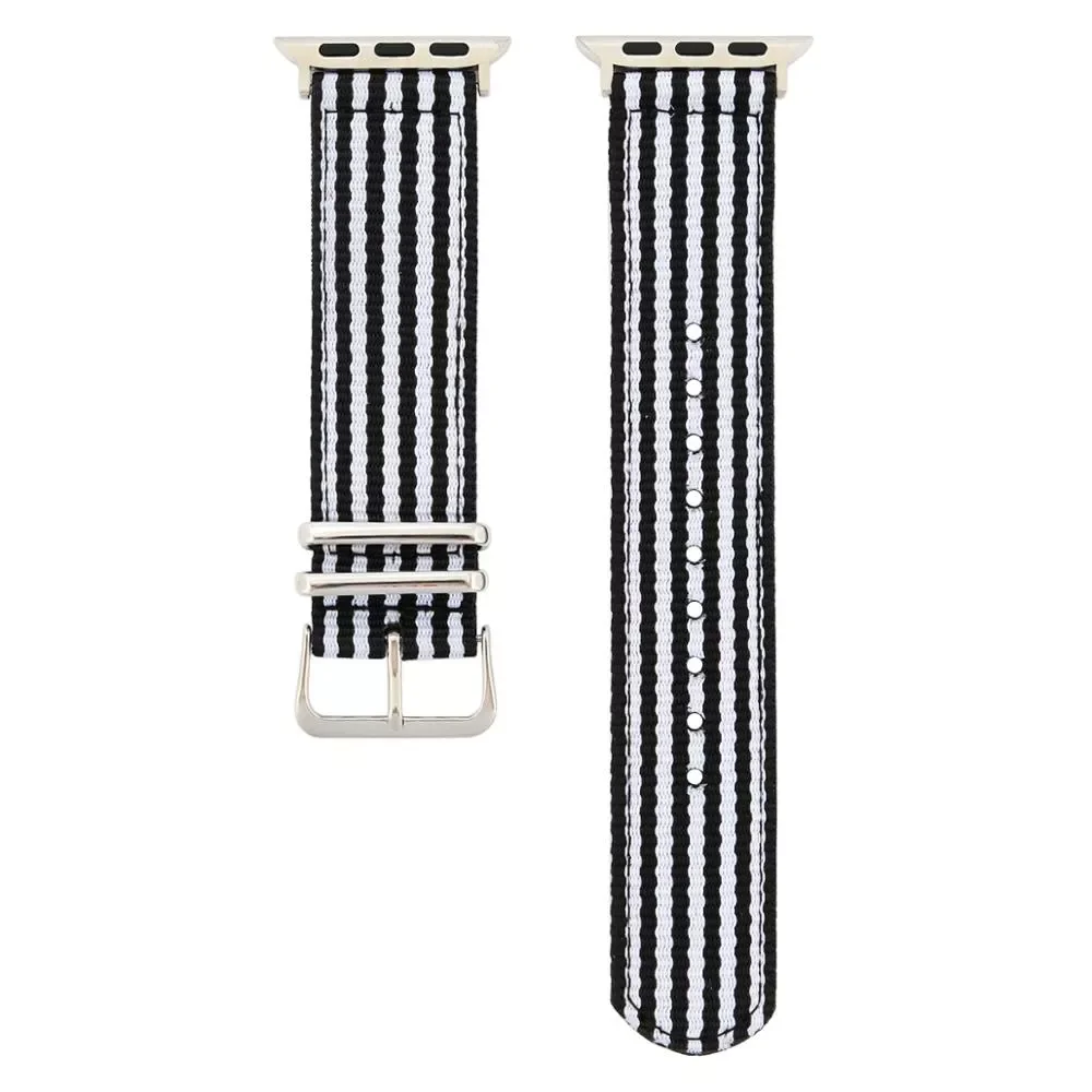 Ремешок нейлоновый для Apple Watch band 45 мм 41 мм 44 мм 40 мм 42 мм 38 мм, аксессуары для часов, 3 4 5 SE 6 7