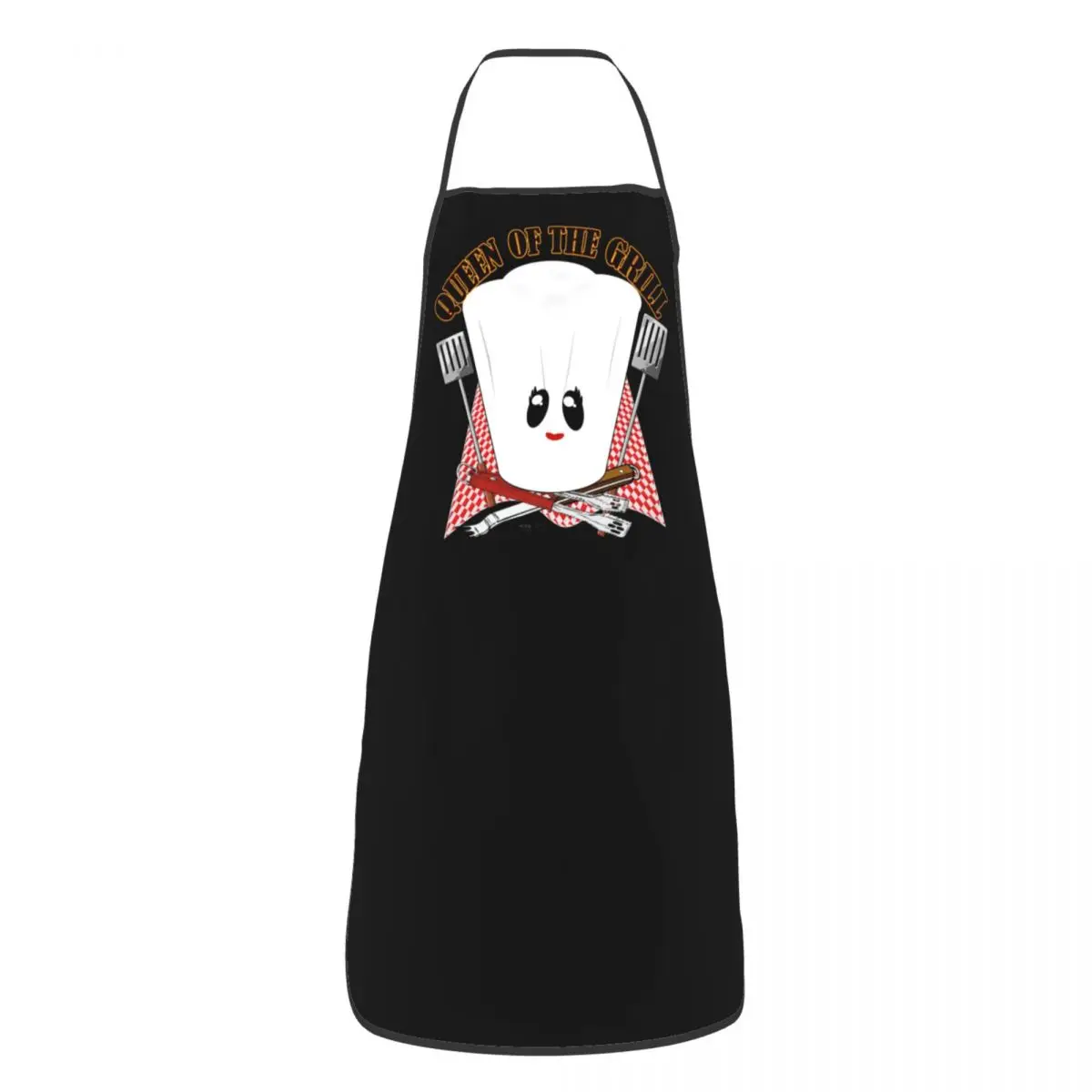 

Гриль с шляпой шеф-повара и инструментами для барбекю, фартук, кухонный шеф-повар, слюнявчик для готовки, для мужчин и женщин, фартук для покр...
