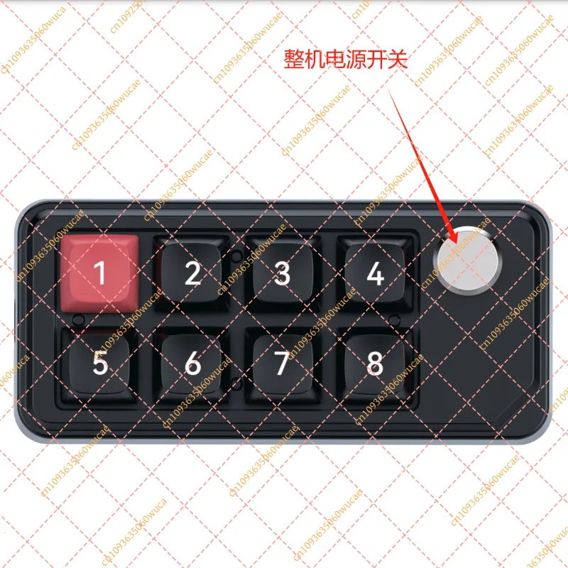 Оптовая продажа: 8-клавишная механическая игровая клавиатура - RGB, с возможностью горячей замены, программируемая, одноручная клавиатура для FPSMOBA, прямые поставки с завода (art.: 3920daec94fb9) - 3920daec94fb9