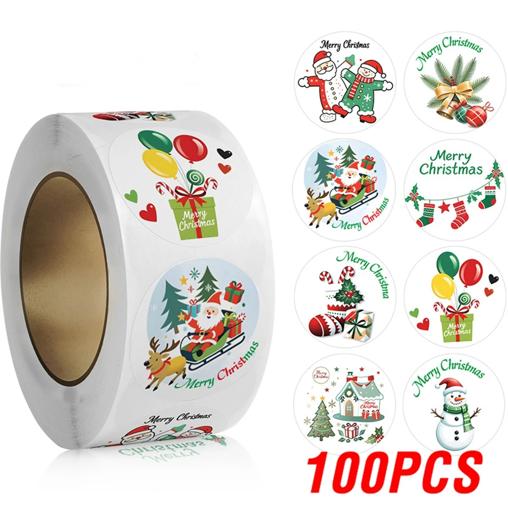 

Набор праздничных наклеек Merry Christmas