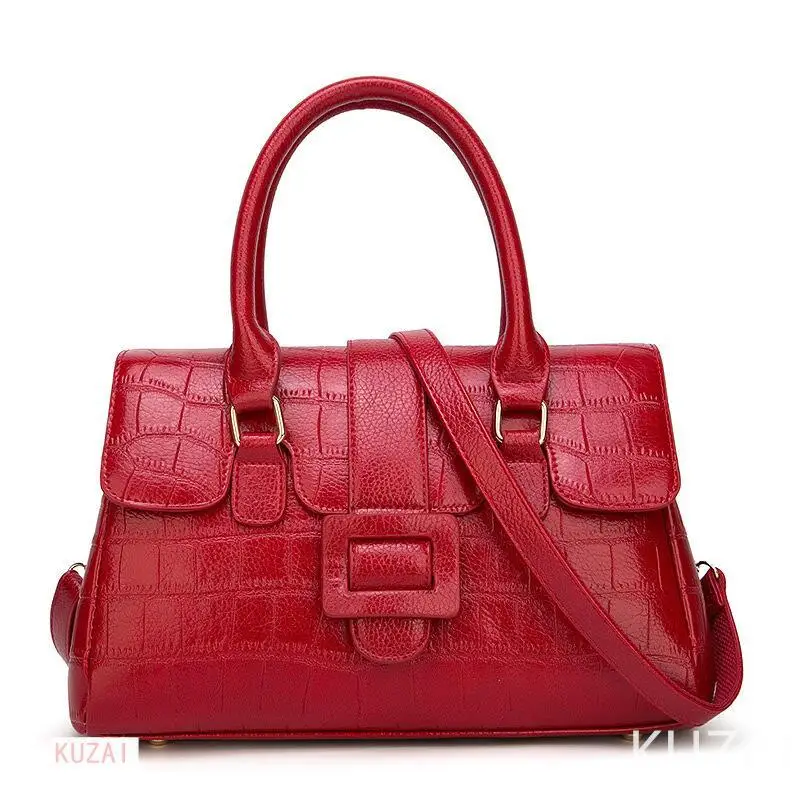 

2023 Women Handbags Stone Pattern Handbag Casual Tote Bag High Quality Leather Women Bags Shoulder Bags Bolsa Feminina