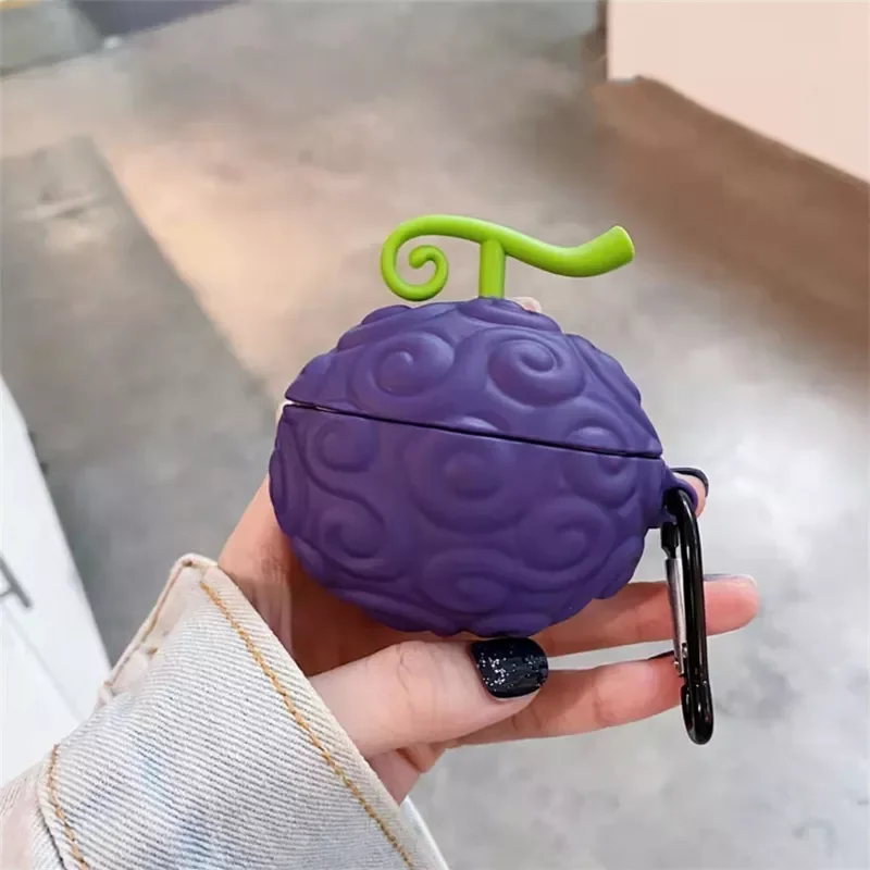 

Anime 3D Devil Fruit Silicone Earphone Case For Airpods 3 2021 Wrieless Headphone Protectiv Soft Cover For Airpods 1 2 Pro
