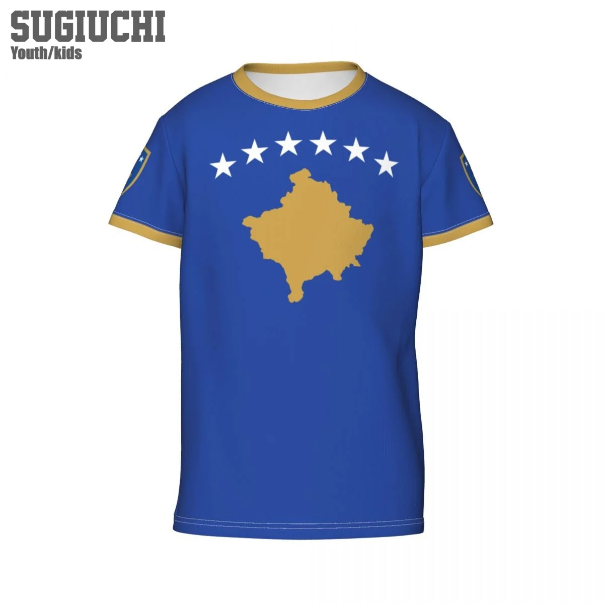 Пользовательское имя номер Косово флаг эмблема 3D футболки для детей молодежные