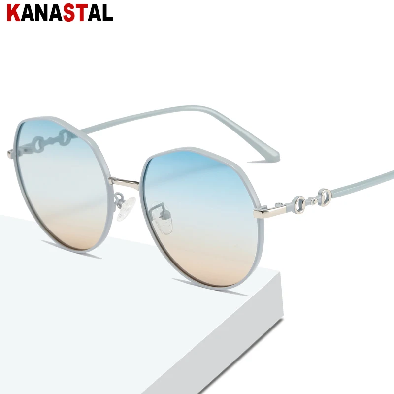 

Women's Polarized Sunglasses Anti UV Men Metal Sun Glasses Polygon Eyeglasses Frames Travel Beach Bikini Swim Shade Eyewear