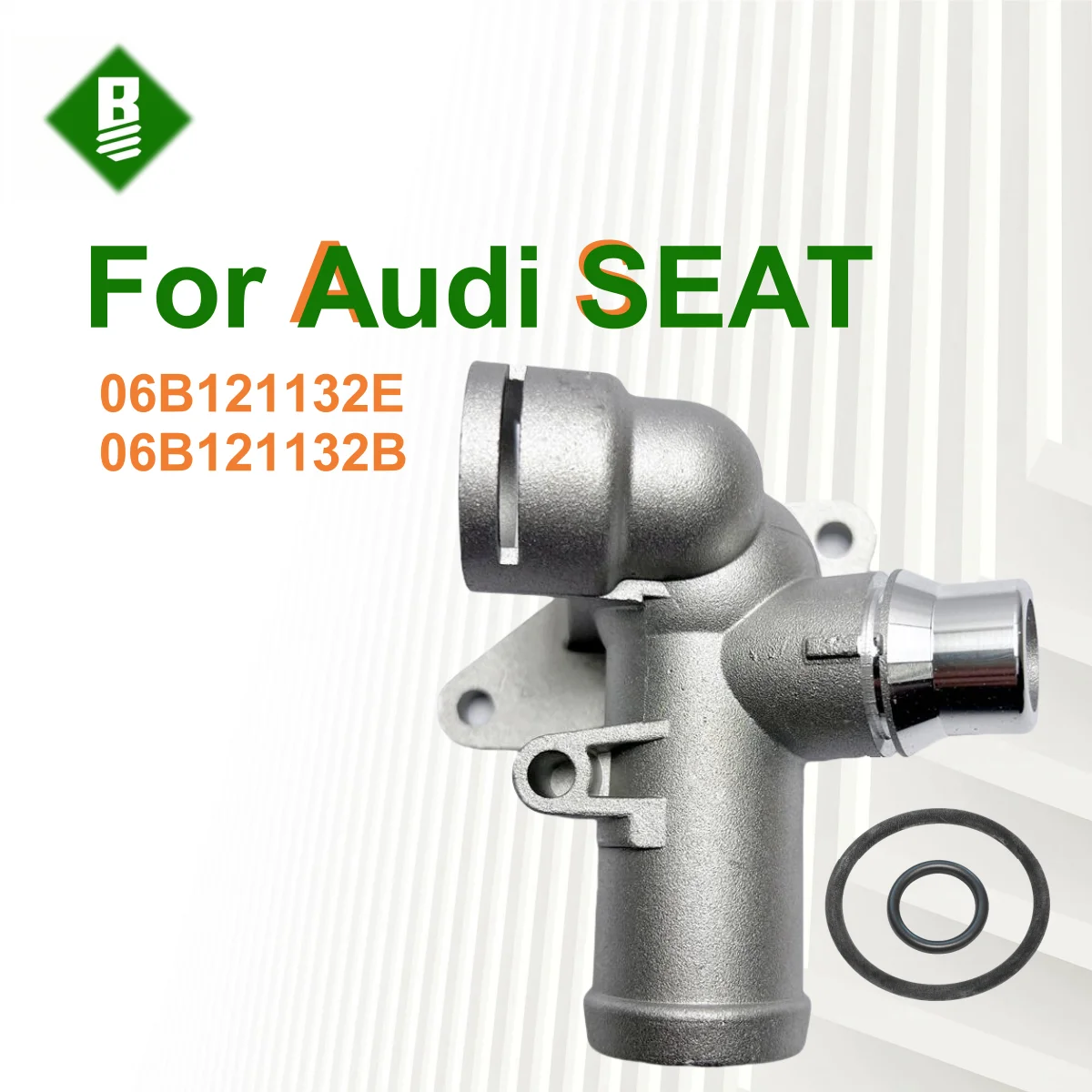 

06B121132E 06B121132B Aluminum Coolant Cooling Water Pipe for Audi A4 Seat ExeoST