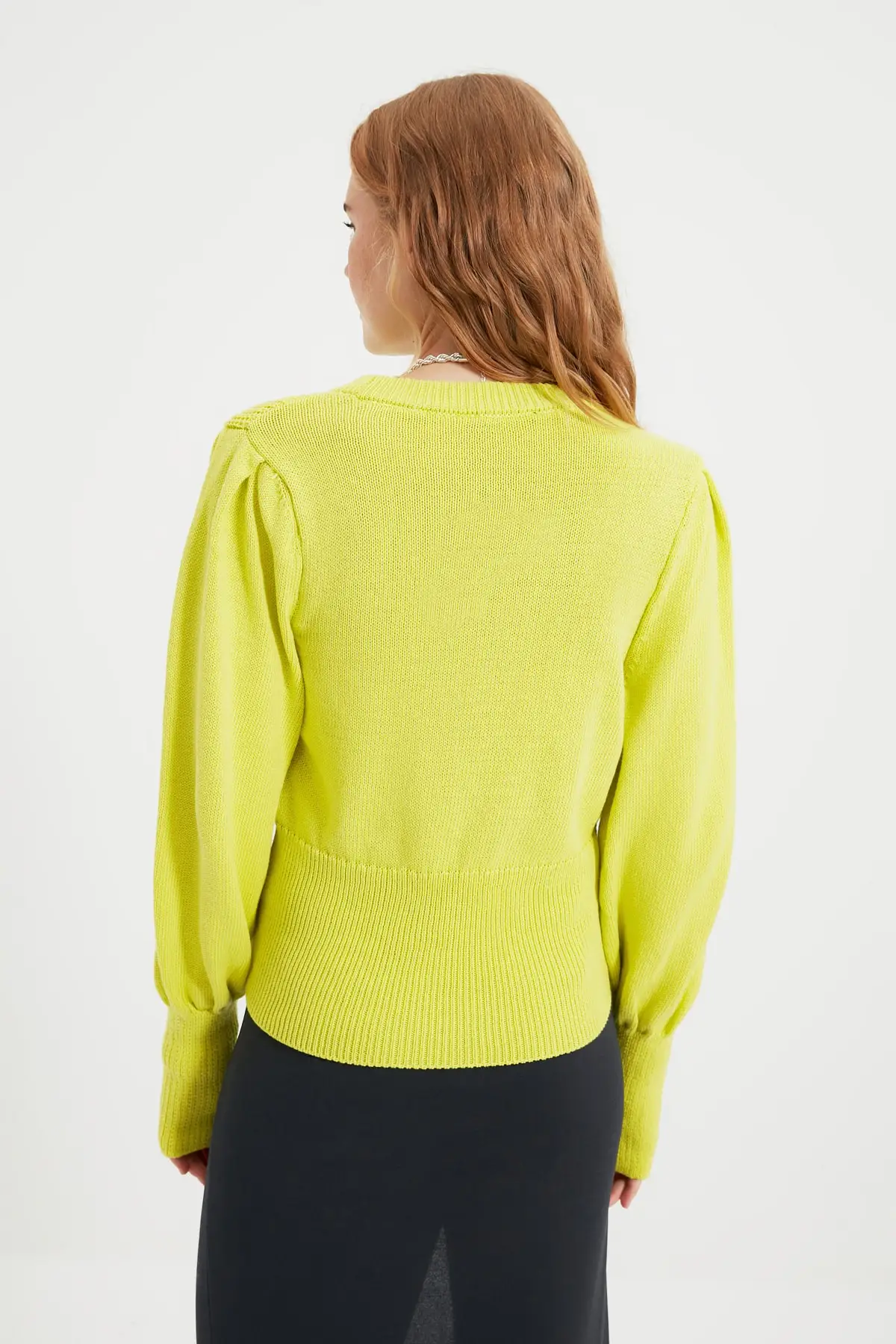 

Trendyol Balloon Sleeve Knit Detailed Knitwear Sweater TWOAW22KZ0276
