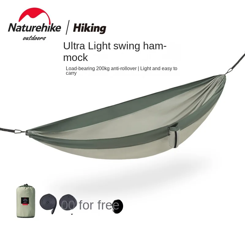 

Naturehike Outdoor Anti-tear Fabric Anti-rollover High-strength Load-bearing Super Easy Carrying Swing Hammock