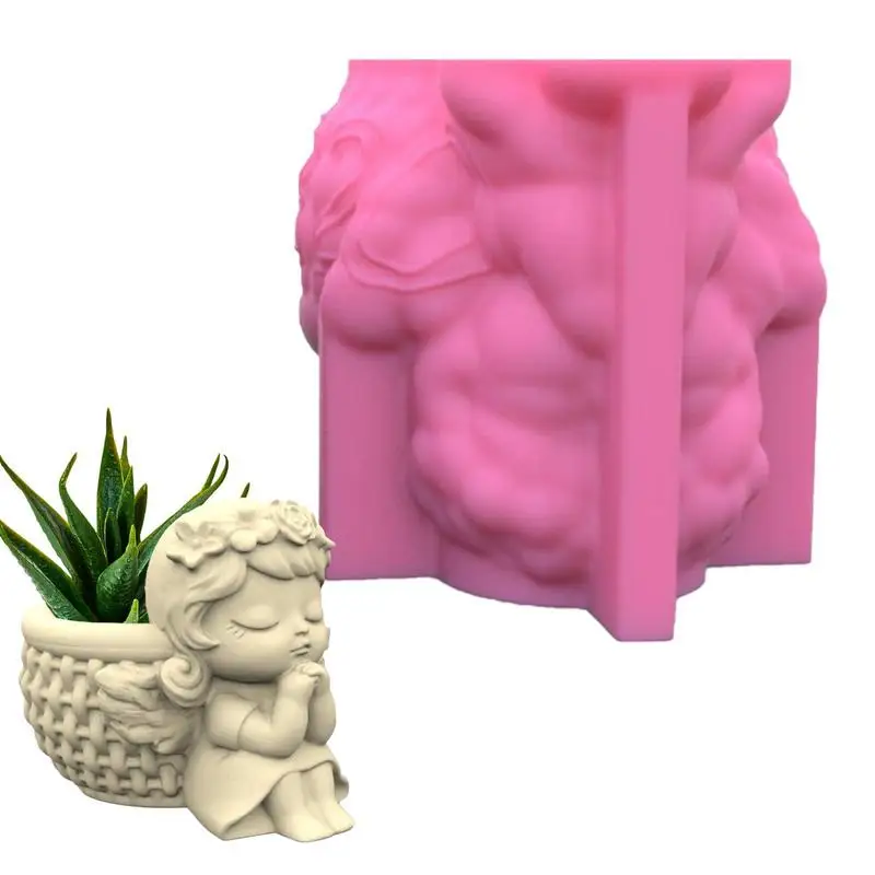 

Makeup Holder Resin Mold Silicone Mold For Concrete Succulent Pot Flower Planter Silicone Mold For Concrete Succulent Pot Flower