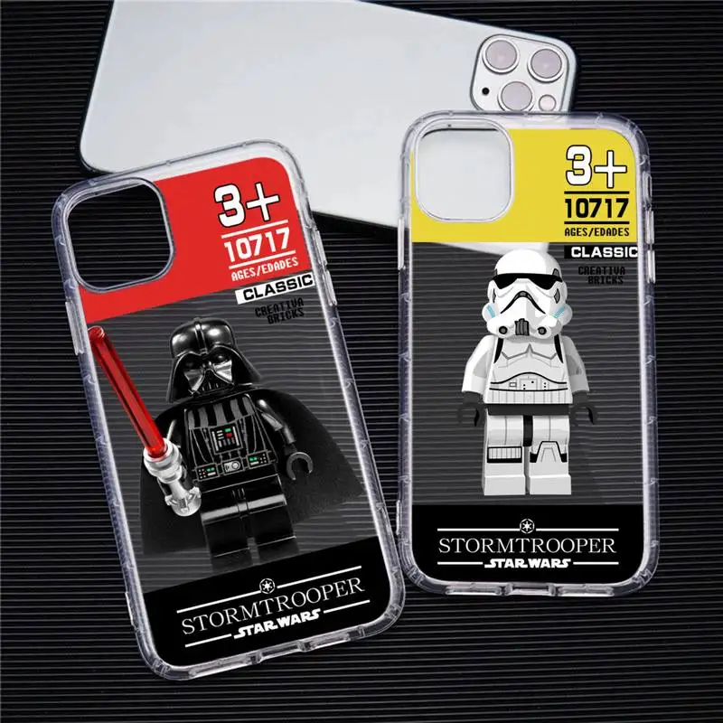 

Star Wars Stormtrooper Phone Case For iphone 14 Plus 13 12 Mini 11 Pro Max XS X XR Soft Transparent Cover