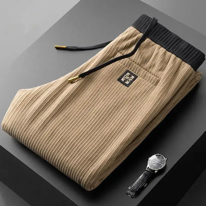 Модные стильные облегающие брюки в стиле KPOP Харадзюку свободные универсальные