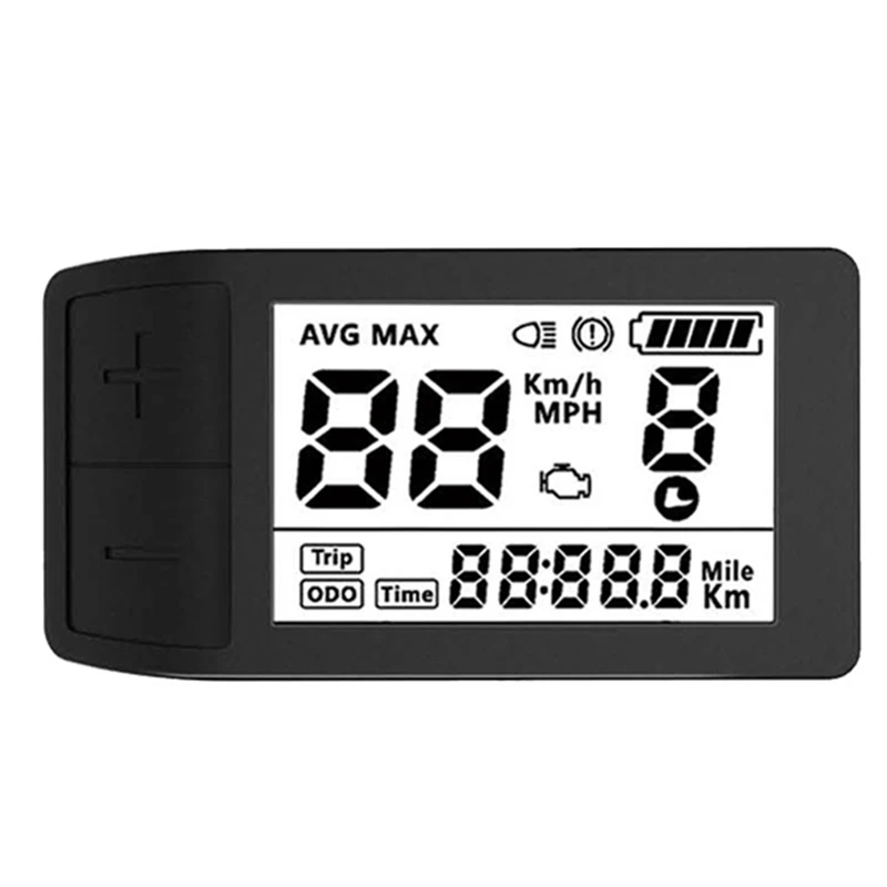 

24V-52V Electric Bike 500S LCD Display Black Plastic For BAFANG BBS01 BBS02 BBSHD Mid Drive Motor Bicycle Ebike Computer UART