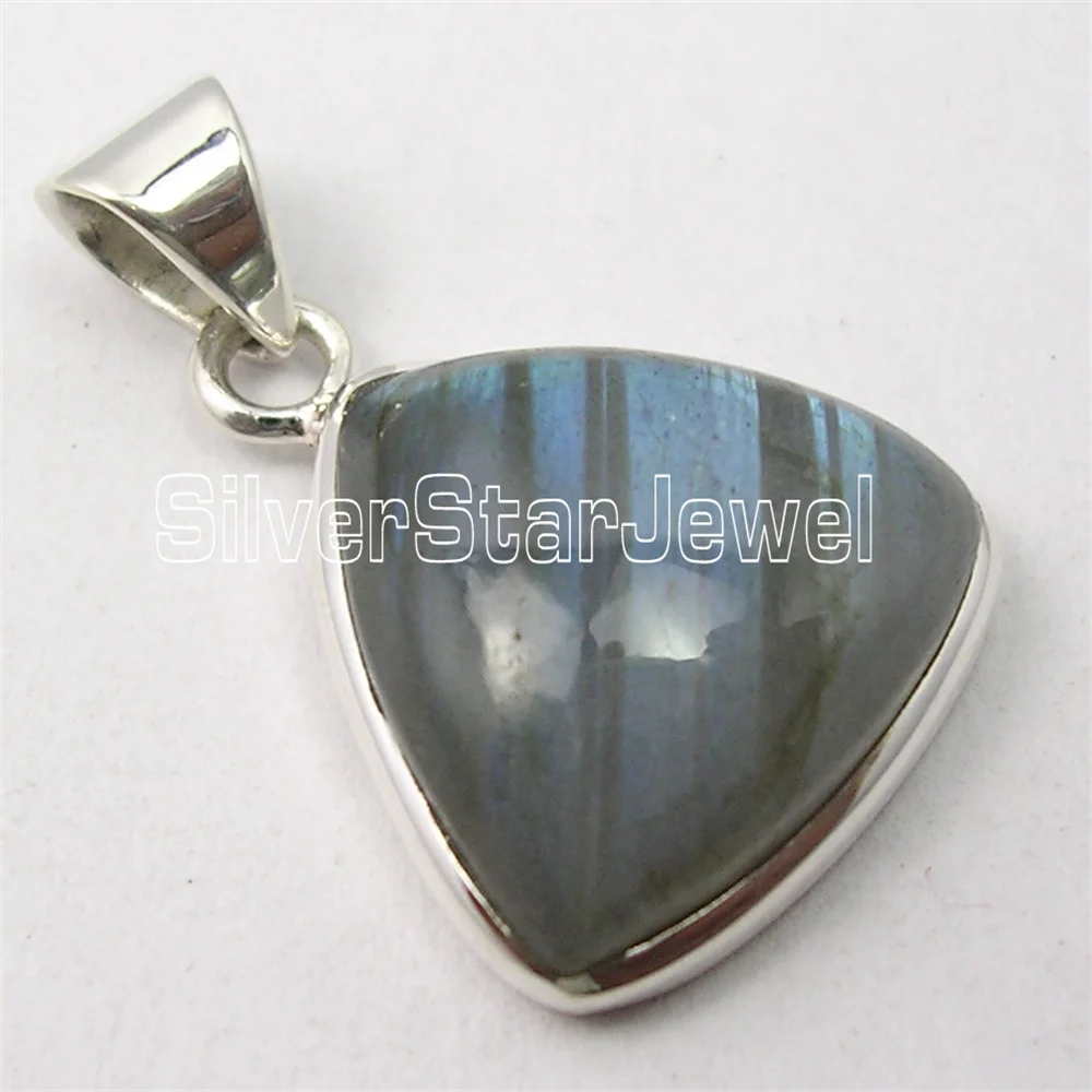 

Many Color India Semi-precious Stone Pendant 1"
