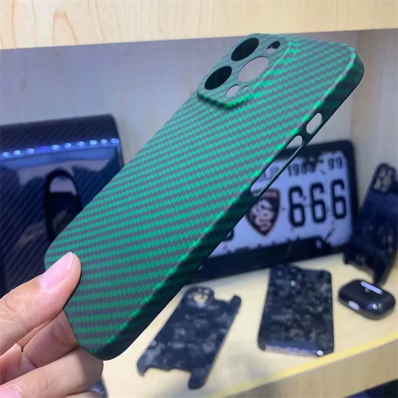 Carbon Fiber Case For iPhone 13Pro Max Case Carbon Fiber Phone Cover Aramid Fiber Ultra-thin for iPhone13 Pro 13Pro Max Cover