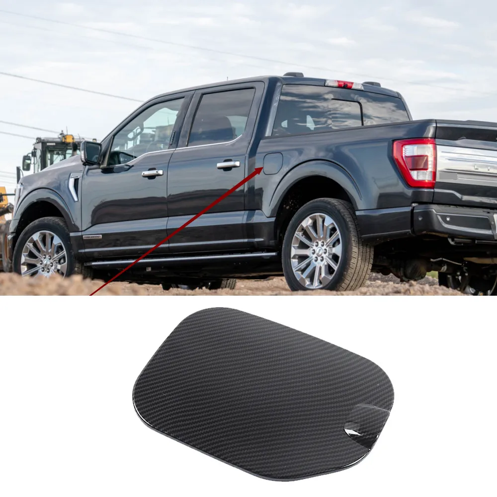 

Подходит для Ford F150 2021 2022 дверной топливный наполнитель крышка бака газовая крышка декоративная отделка внешние автомобильные аксессуары